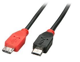 - LINDY 
 
 CABLE USB2 MICRO-B OTG 0.5M / 31758