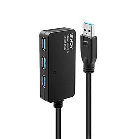 - LINDY 
 
 CABLE USB3 EXTENSION HUB 10M / ACTIVE 43159