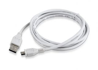 GEMBIRD CABLE USB2 A PLUG / MICRO B 1.8M / WHITE CCP-MUSB2-AMBM-6 balts