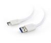 Bezvadu ierīces un gadžeti GEMBIRD CABLE USB-C TO USB3 1.8M WHITE / CCP-USB3-AMCM-6-W balts Bezvadu austiņas