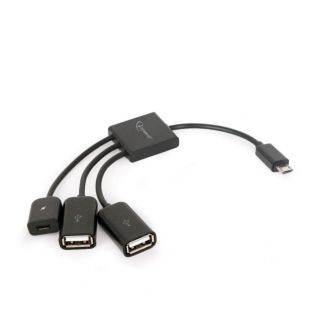 GEMBIRD CABLE USB OTG 2AF +MICRO BF TO / MICRO BM UHB-OTG-02
