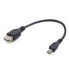 Bezvadu ierīces un gadžeti GEMBIRD CABLE USB OTG AF TO MICRO USB / A-OTG-AFBM-03 Galda lampa ar bezvadu uzlādi