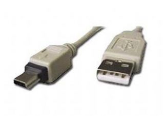 GEMBIRD CABLE USB2 AM-MINI 0.9M WHITE / CC-USB2-AM5P-3 balts