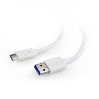 GEMBIRD CABLE USB-C TO USB3 1M WHITE / CCP-USB3-AMCM-1M-W balts