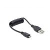 Bezvadu ierīces un gadžeti GEMBIRD CABLE USB2 A PLUG / MICRO B 0.6M / CC-MUSB2C-AMBM-0.6M Galda lampa ar bezvadu uzlādi