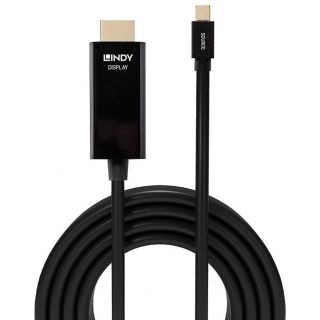 - LINDY 
 
 CABLE MINI DP TO HDMI 2M / 36927