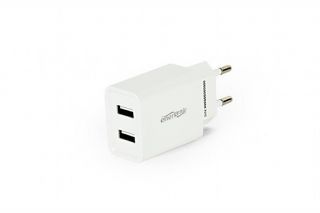GEMBIRD CHARGER USB UNIVERSAL WHITE / 2PORT EG-U2C2A-03-W balts