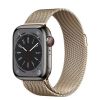 Смарт-часы Apple SMARTWATCH SERIES8 45MM CELL. / STEEL / GOLD MIL MNKQ3EL / A zelts Смарт-часы