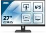 AOC LCD Monitor||Q27P2Q|27''|Panel IPS|2560x1440|16:9|75Hz|4 ms|Speakers|Swivel|Pivot|Height adjustable|Tilt|Colour Black|Q27P2Q