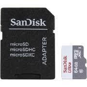 - MEMORY MICRO SDXC 64GB UHS-I / W / A SDSQUNR-064G-GN6TA SANDISK