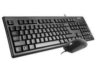 - A4Tech Mouse&Keyboard KRS-8372 Black melns