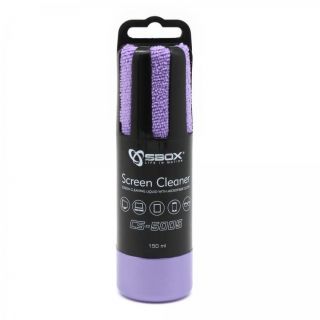 - Sbox CS-5005U Screen Cleaner 150ml purple purpurs