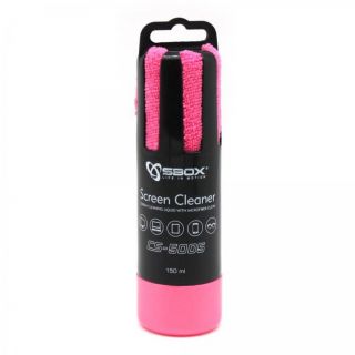 - Sbox CS-5005P Screen Cleaner 150ml pink rozā