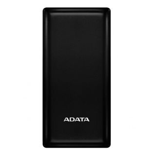 Adata POWER BANK USB 20000MAH BLACK / PBC20-BK melns