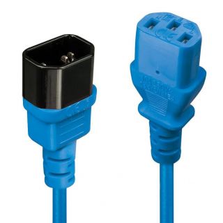 - LINDY CABLE POWER IEC EXTENSION 0.5M / BLUE 30470 zils