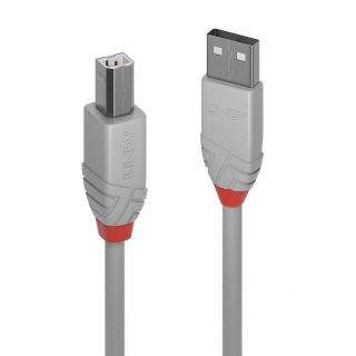 - LINDY CABLE USB2 A-B 3M / ANTHRA 36684