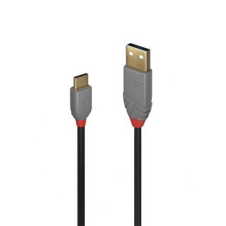 - LINDY CABLE USB2 C-A 1M / ANTHRA 36886