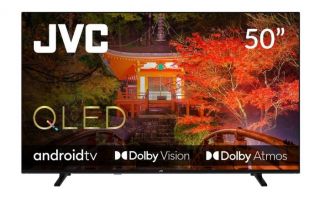 JVC TV Set||50''|4K / Smart|QLED|3840x2160|Wireless LAN|Bluetooth|Android TV|LT-50VAQ330P