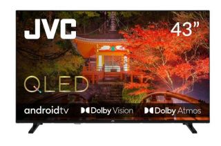 JVC TV Set||43''|4K / Smart|QLED|3840x2160|Wireless LAN|Bluetooth|Android TV|LT-43VAQ330P