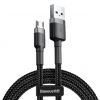 Bezvadu ierīces un gadžeti Baseus Cafule Cable durable nylon cable USB  /  micro USB QC3.0 2.4A 0.5M bla...» 