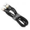 Bezvadu ierīces un gadžeti Baseus Cafule Cable durable nylon cable USB  /  Lightning QC3.0 2.4A 1M black...» 