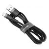 Bezvadu ierīces un gadžeti Baseus Cafule Cable durable nylon cable USB  /  Lightning QC3.0 1.5A 2M black...» 