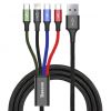 Aksesuāri datoru/planšetes Baseus cable USB 4in1 Lightning  /  2x USB Type C  /  micro USB cable in nylo...» Somas portatīvajiem datoriem