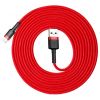 Aksesuāri datoru/planšetes Baseus Cafule Cable durable nylon cord USB  /  Lightning QC3.0 2A 3M red  CAL...» 