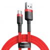 Aksesuāri datoru/planšetes Baseus Cafule Cable durable nylon cable USB  /  USB-C QC3.0 2A 3M red  CATKLF...» Somas portatīvajiem datoriem