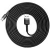 Aksesuāri datoru/planšetes Baseus Cafule Cable durable nylon cable USB  /  micro USB 2A 3M black-gray  C...» Somas portatīvajiem datoriem