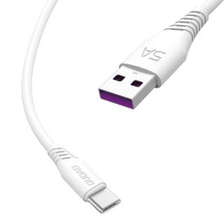 - Dudao Dudao cable USB  /  USB Type C 5A 1m white  L2T 1m white balts