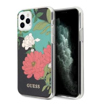 GUESS GUHCN65IMLFL01 iPhone 11 Pro Max black / black N°1 Flower Collection melns