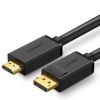 Беспроводные устройства и гаджеты - Ugreen unidirectional DisplayPort to HDMI Cable 4K 30Hz 32 AWG 1.5m Bl...» 