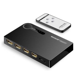 - Ugreen Ugreen switch splitter switch HDMI 3x HDMI 3D 4K 7.5 Gbps 36 bit per channel black  40234