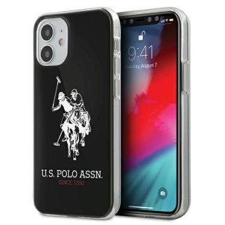 - U.S. Polo PU US Polo USHCP12STPUHRBK iPhone 12 mini 5,4'' czarny / black Shiny Big Logo melns