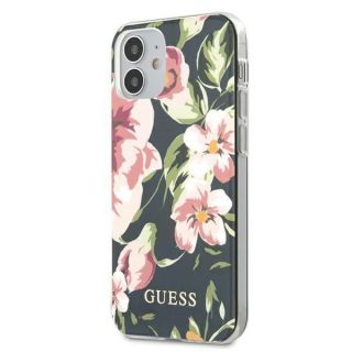 GUESS Guess Guess GUHCP12SIMLFL03 iPhone 12 mini 5.4" navy / navy N°3 Flower Collection