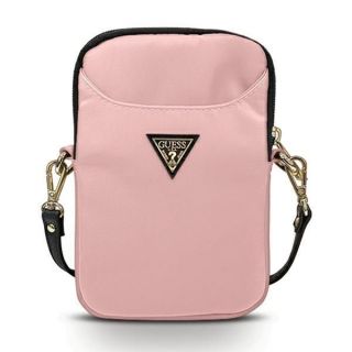GUESS Handbag GUPBNTMLLP pink / pink Nylon Triangle Logo rozā