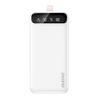- Dudao Dudao powerbank 30000 mAh 2x USB  /  USB-C with LED light white  K8s+ white balts