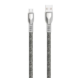 - Dudao Dudao USB braided cable micro USB 5 A 1 m gray  L3PROM gray pelēks