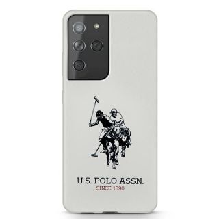 - U.S. Polo PU US Polo USHCS21LSLHRWH S21 Ultra G998 biały / white Silicone Logo balts