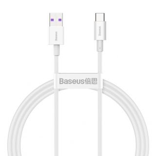 Baseus Baseus Baseus Superior USB Cable - USB Type C 66 W 6A 1 m White  CATYS-02 balts