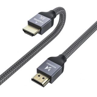 - Wozinsky Wozinsky cable HDMI 2.1 8K 60 Hz 48 Gbps  /  4K 120 Hz  /  2K 144 Hz 1 m Silver  WHDMI-10 sudrabs