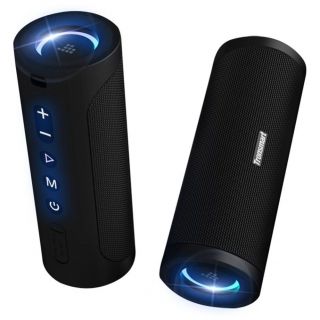 - Tronsmart Tronsmart T6 Pro Portable Wireless Bluetooth 5.0 Speaker 45W LED Backlight Black  448105 melns