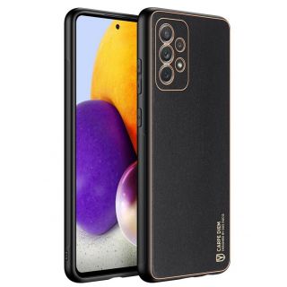 - Dux Ducis Dux Ducis Yolo elegant case made of soft TPU and PU leather for Samsung Galaxy A72 4G black melns