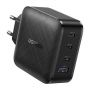 - Ugreen Ugreen Fast Charger GaN PPS 65W USB  /  3x USB Type-C QC 3.0 Power Delivery SCP FCP AFC  Gallium Nitride  Black  CD224 70774