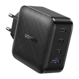 - Ugreen Ugreen fast charger GaN PPS 65W USB  /  3x USB Type C QC 3.0 Power Delivery SCP FCP AFC  gallium nitride  black  CD224 70774 melns