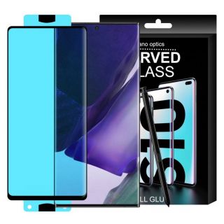 - Hurtel 3D Edge Nano Flexi Glass Hybrid Full Screen Protector with frame for Samsung Galaxy S21+ 5G  S21 Plus 5G  black