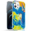 Aksesuāri Mob. & Vied. telefoniem - Kingxbar Kingxbar Watercolor Series color case for iPhone 12 Pro Max y...» 