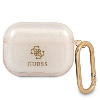 GUESS GUAPUCG4GD AirPods Pro cover gold / gold Glitter Collection zelts