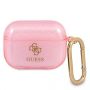 GUESS GUAPUCG4GP AirPods Pro cover pink / pink Glitter Collection